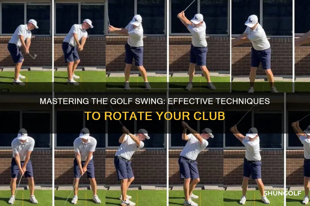 how to rotate the golf club