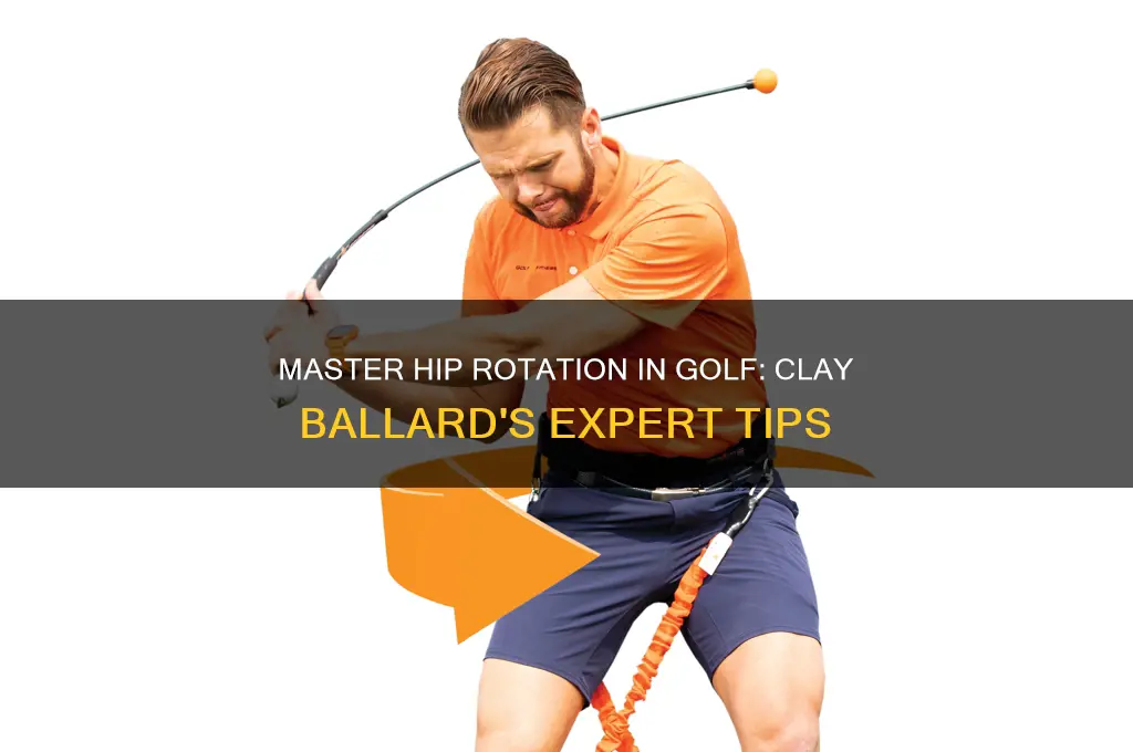 how to rotate the hips more in golf clay ballard