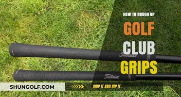Revive Your Swing: Simple Techniques to Rough Up Golf Club Grips