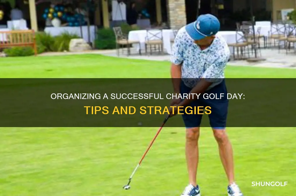 how to run a charity golf day