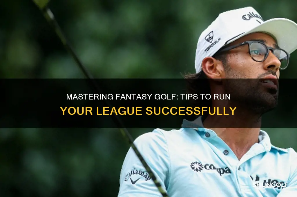 how to run a fantasy golf league
