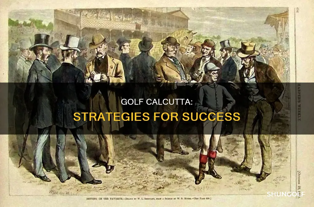 how to run a golf calcutta