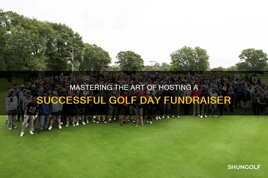 how to run a golf day fundraiser