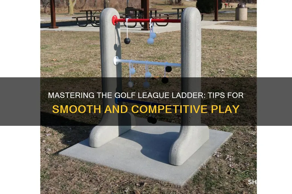 how to run a golf league ladder