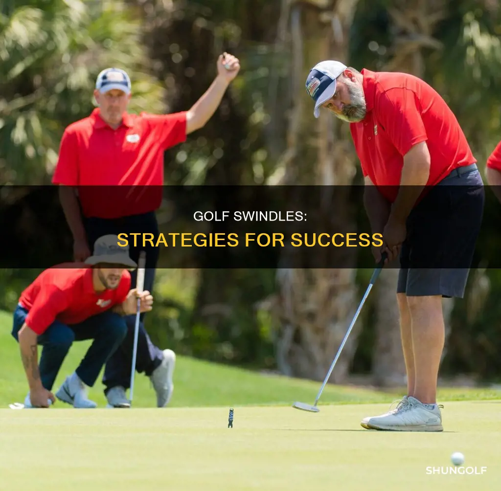 how to run a golf swindle