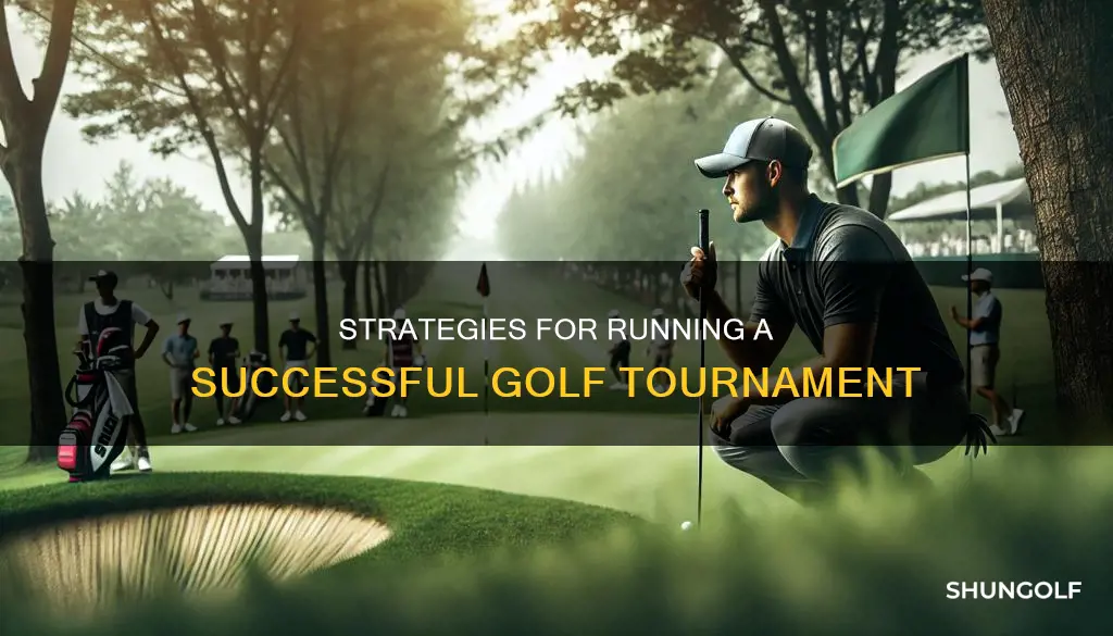 how to run a golf tournaent
