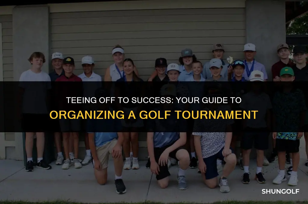 how to run a golf tournament