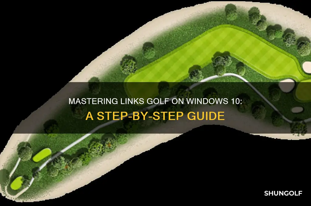 how to run links golf on windows 10