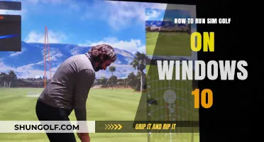 Run Sim Golf on Windows 10: A Step-by-Step Guide