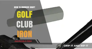 Easy Steps to Remove a Shaft from Your Golf Club Iron