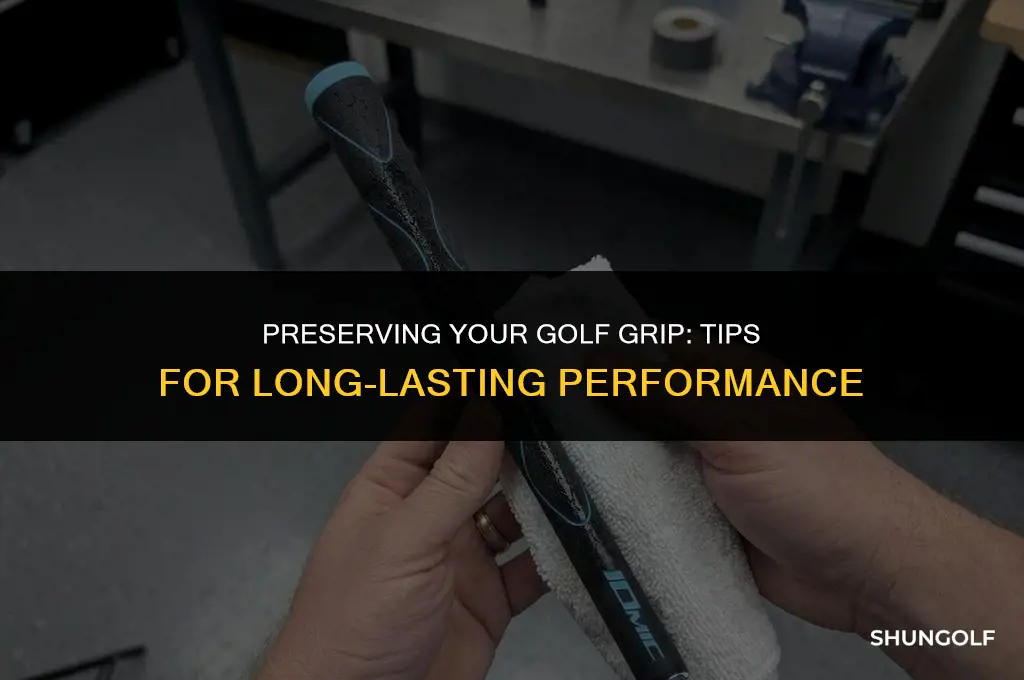how to save a golf grip