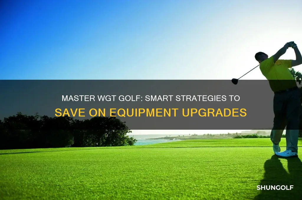 how to save equipment change on wgt golf