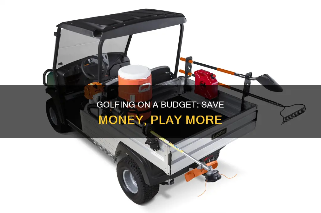 how to save money golfing