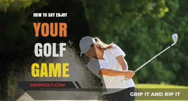 Mastering Golf Etiquette: How to Say 'Enjoy Your Golf Game' Like a Pro