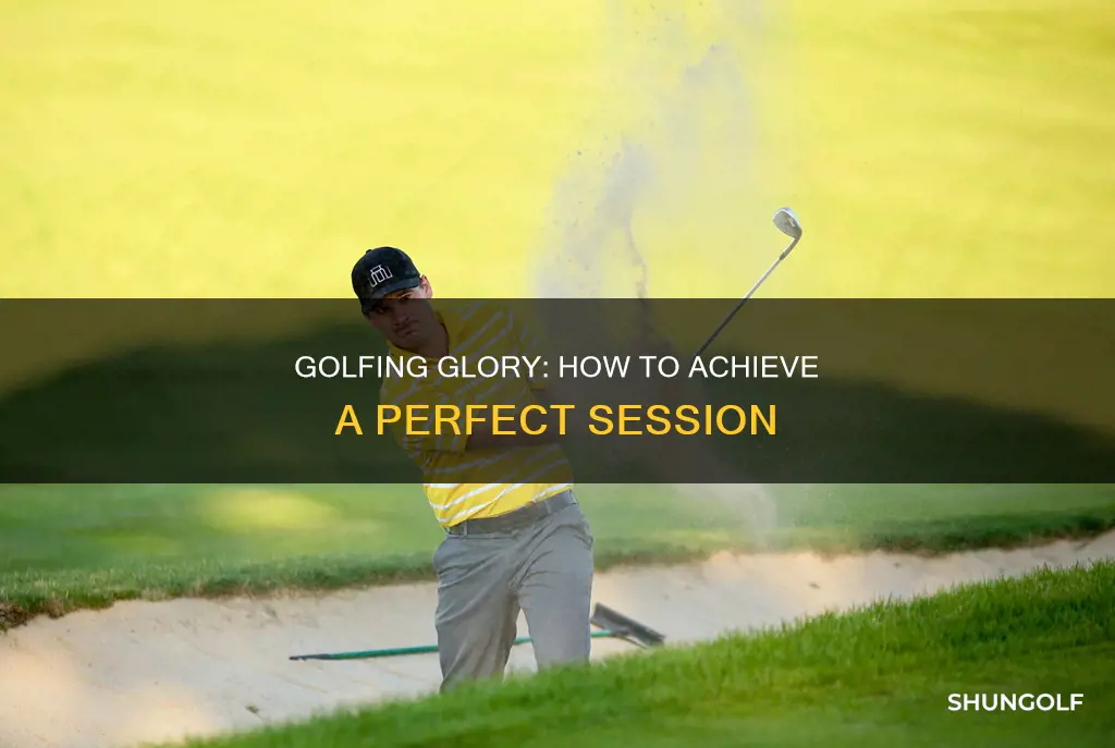 how to say great golf session