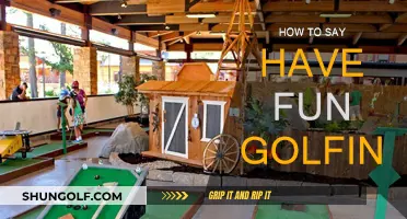 Golfing Greetings: Wishing You Fun on the Fairways