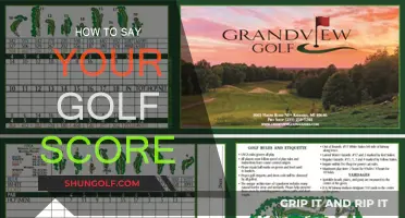Golf Scores: How to Share Your Numbers