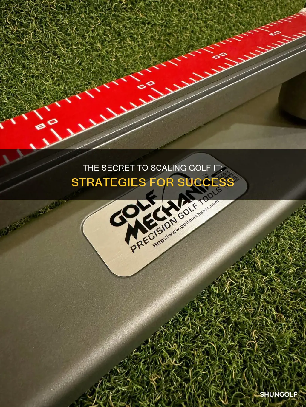 how to scale in golf it