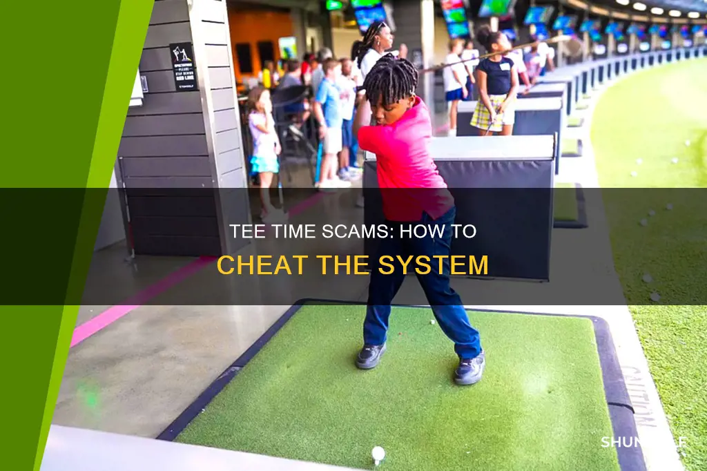 how to scam golf tee times