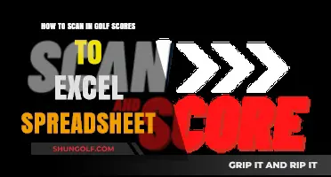 Effortlessly Scan Golf Scores into Excel: A Step-by-Step Guide