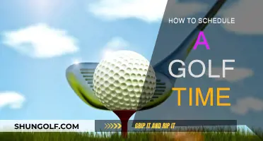 Booking Golf Time: A Guide to Scheduling