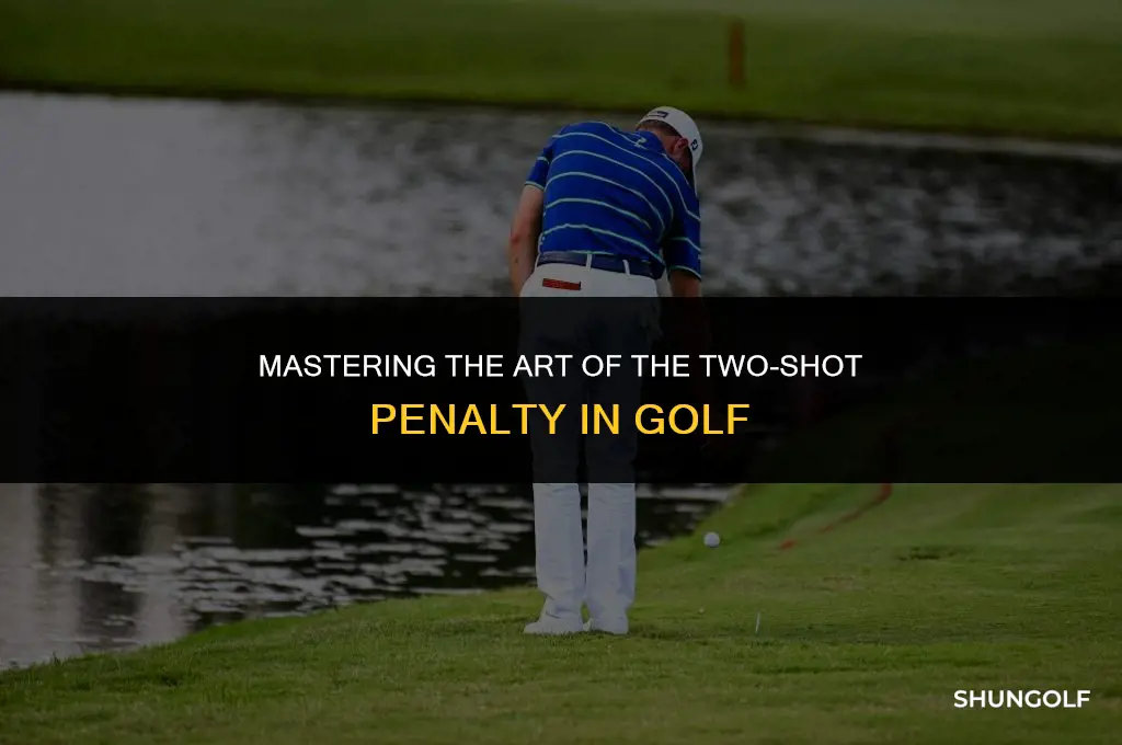 how to score 2 shot penalty in golf