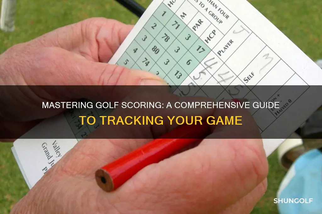 how to score a golf game