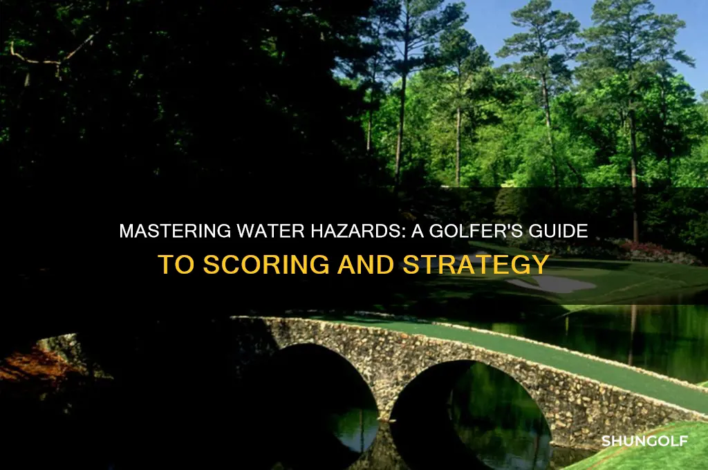 how to score a water hazard in golf