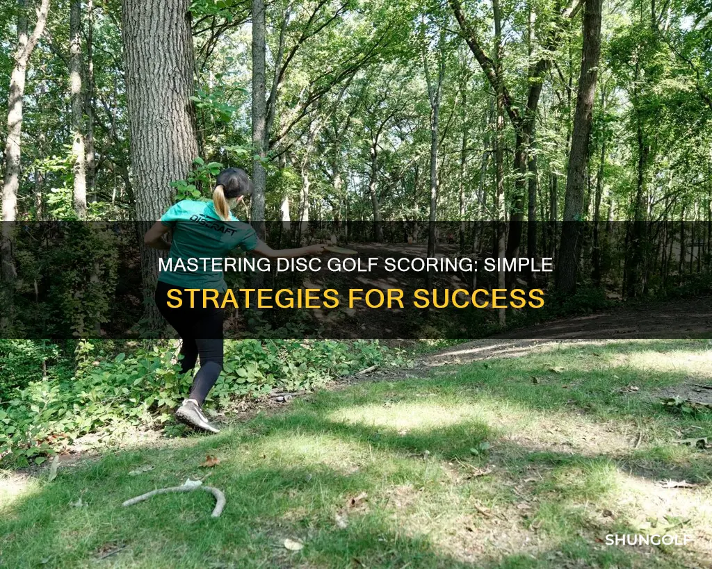how to score disk golf