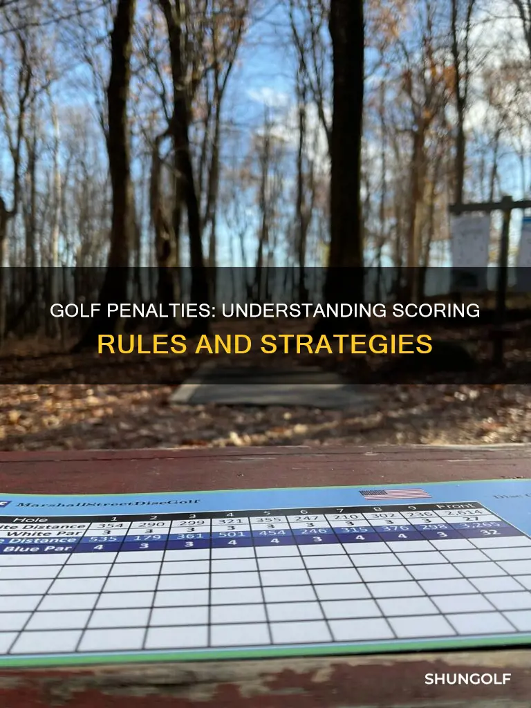 how to score golf penalties