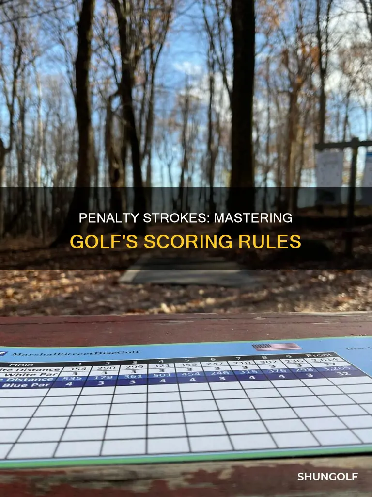 how to score golf penalty strokes