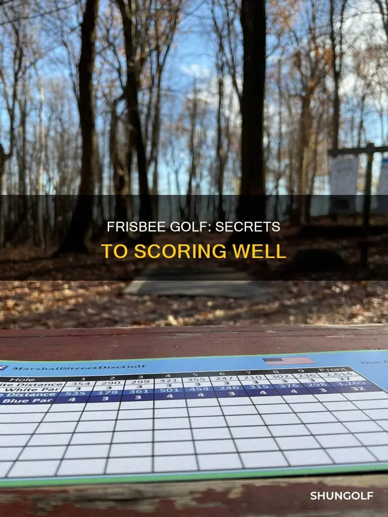 how to score in frisbee golf