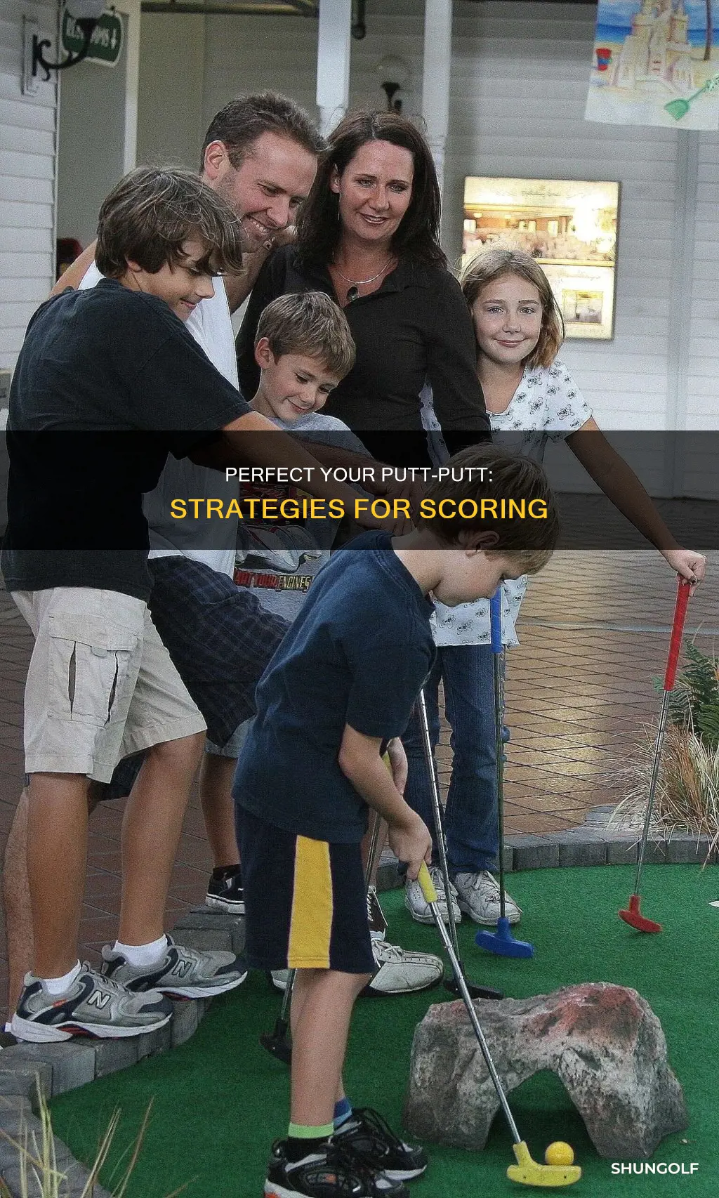how to score putt-putt golf