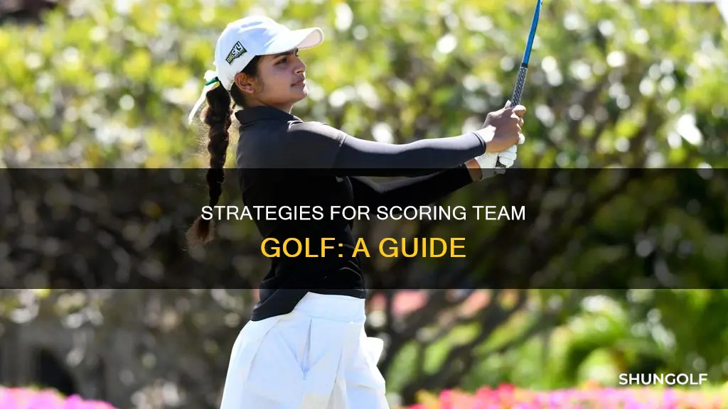 how to score team golf