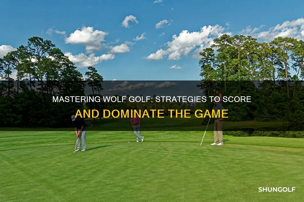 how to score wolf golf game