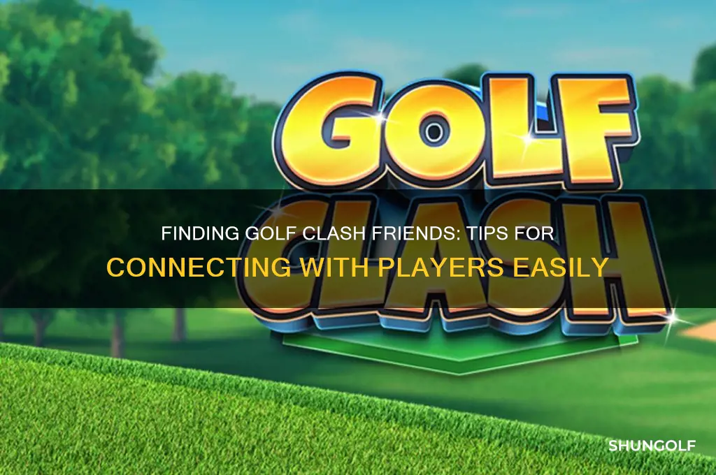 how to search for friends on golf clash