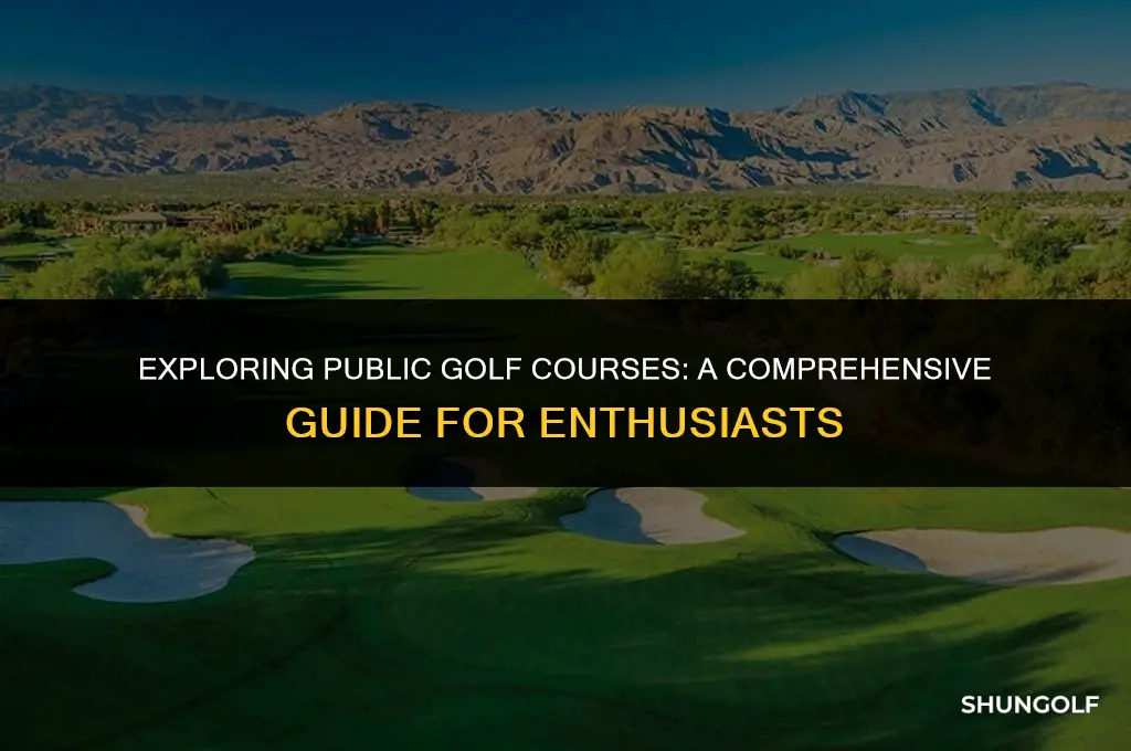 how to search public golf courses