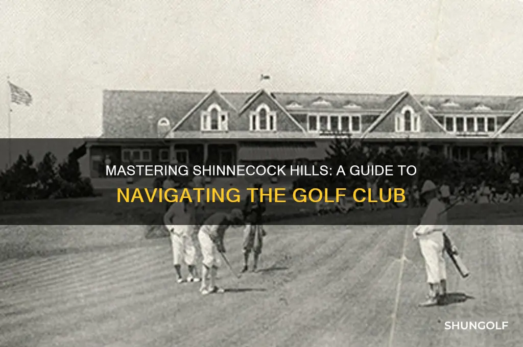 how to search shinnecock hills on the golf club