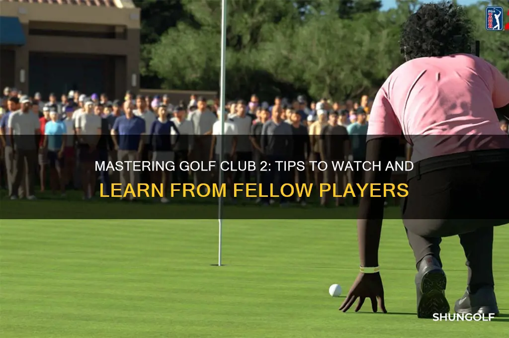 how to see eachother golf in the golf club 2