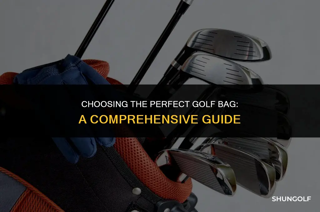 how to select a golf bag