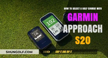 Choosing the Perfect Golf Course with Garmin Approach S20