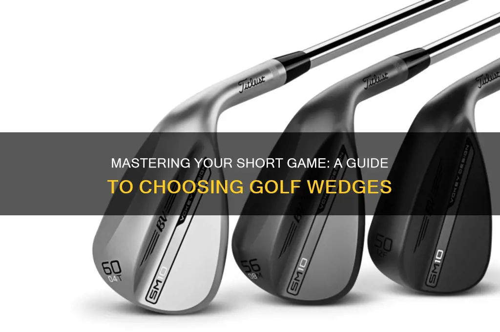 how to select a set of wedges in golf