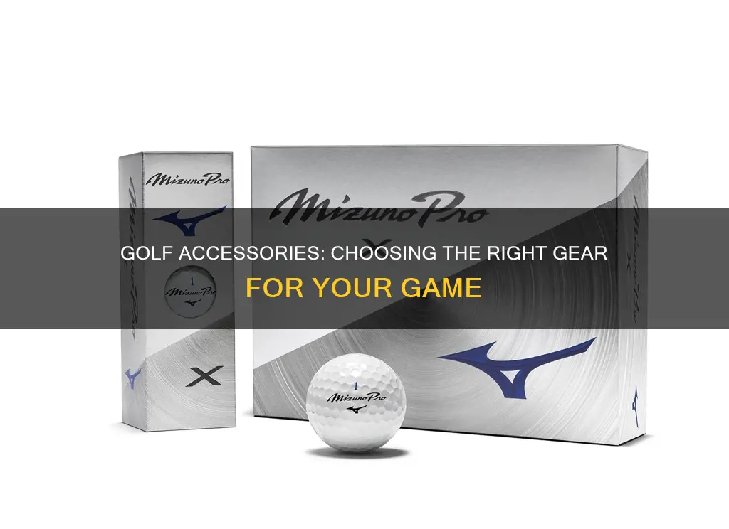 how to select accessories for golf