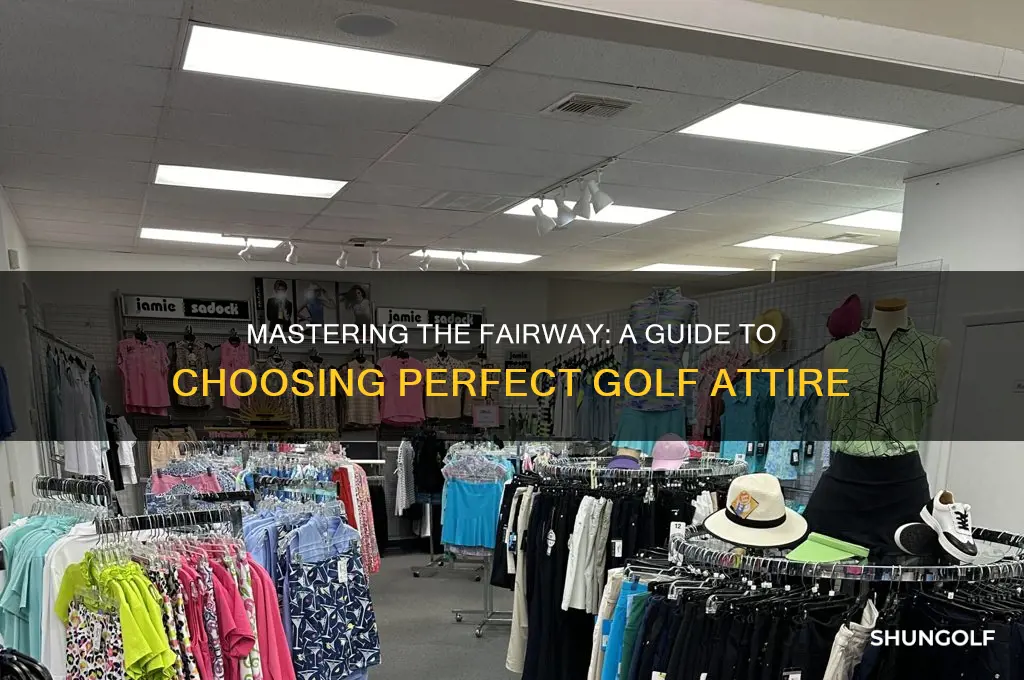how to select golf clothing for golf