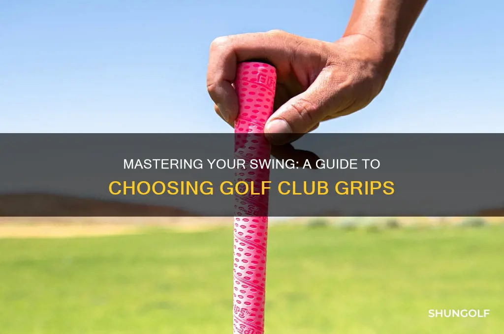 how to select golf club grips