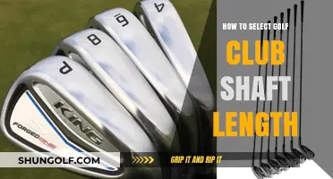Choosing the Perfect Golf Club Shaft Length: A Comprehensive Guide