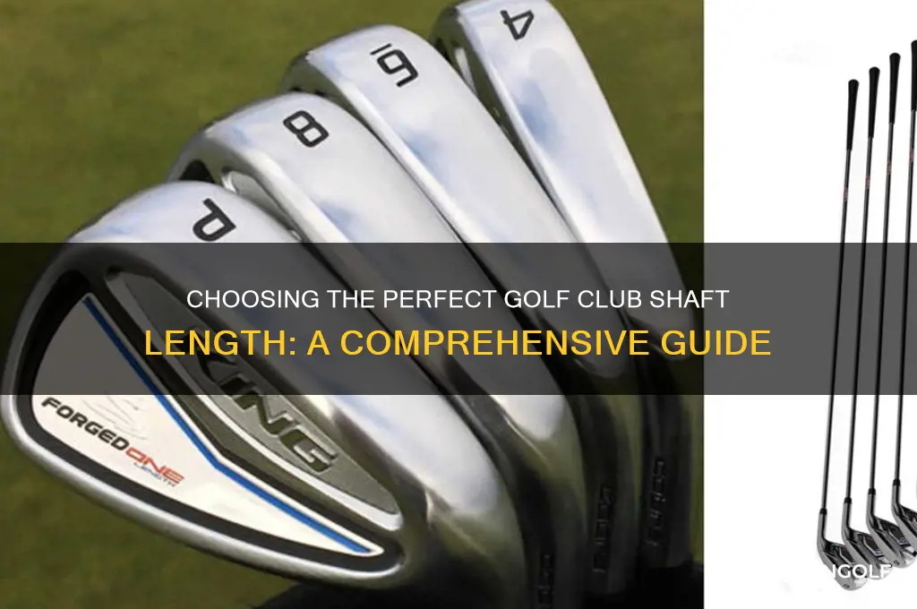 how to select golf club shaft length