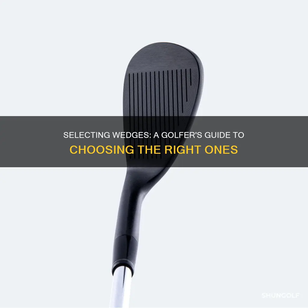 how to select golf wedges