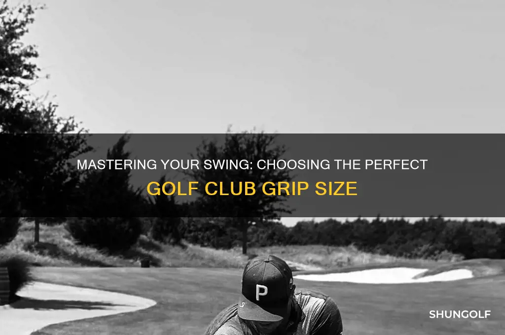 how to select grip size for golf clubs