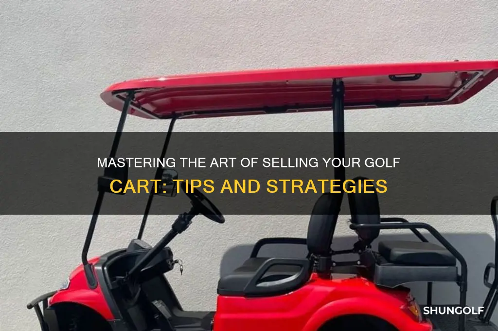 how to sell a golf cart